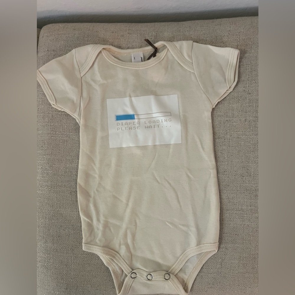 Diaper Loading Baby Onesie
